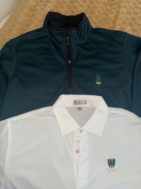 Pine Valley golf set 
Large golf shirt - Medium pullover
Excellent condition